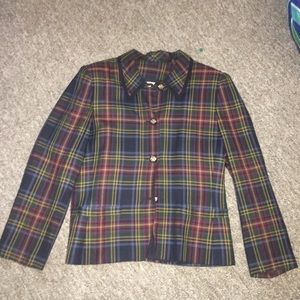 Plaid blazer